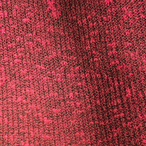 80s Vintage Red Black Heathered Crewneck Half Sleeve USA Made Sweater Size XL - Picture 4 of 6